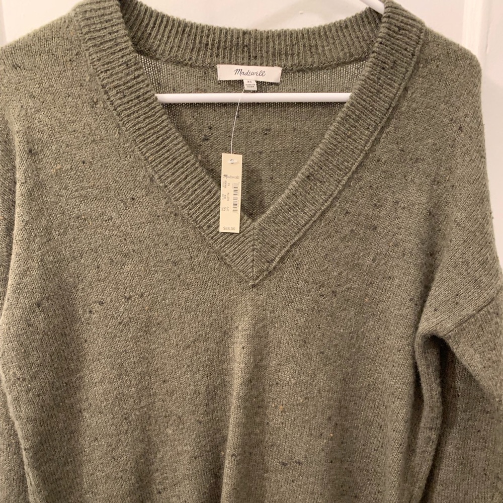 Madewell V neck sweater